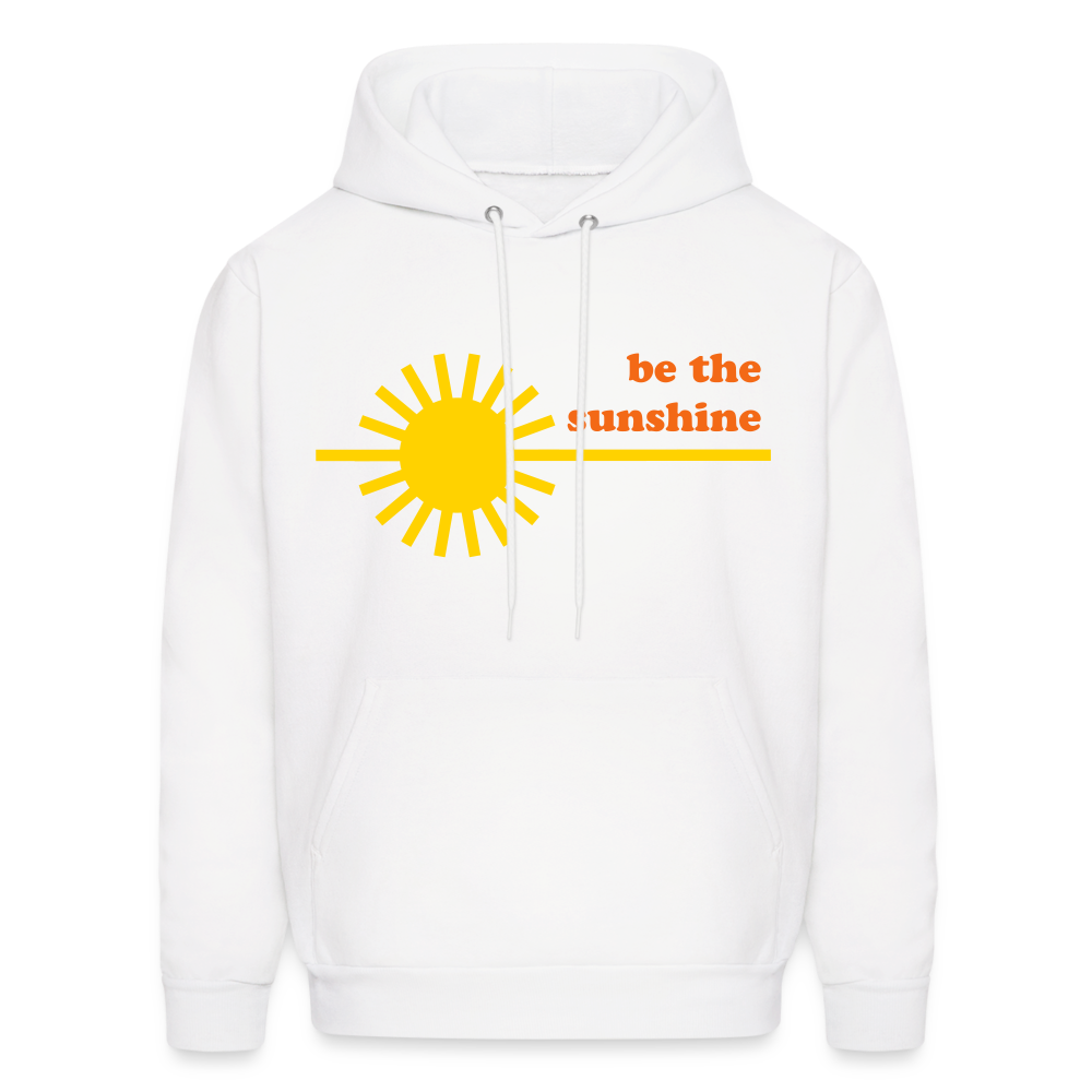 Be the Sunshine Men's Hoodie - white