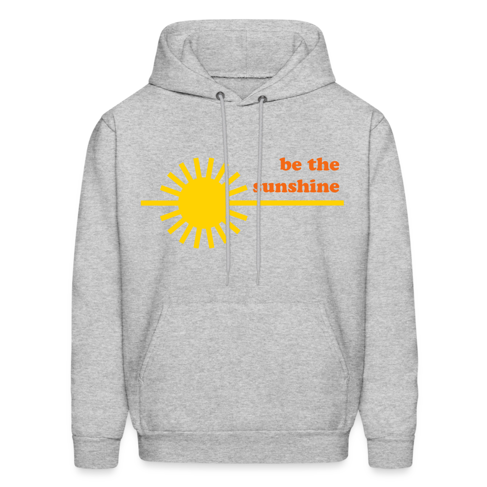Be the Sunshine Men's Hoodie - heather gray