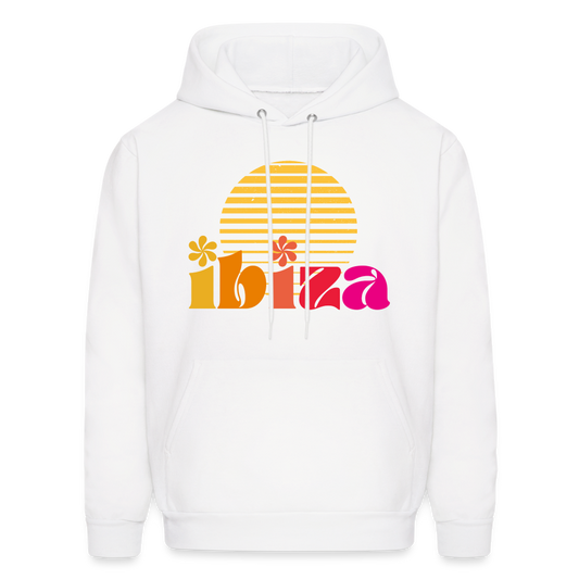Ibiza Men's Hoodie - white