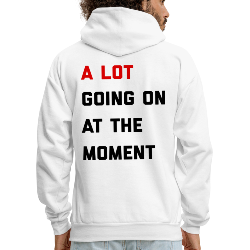 A Lot Going on at the Moment (Taylor) Men's Hoodie - white