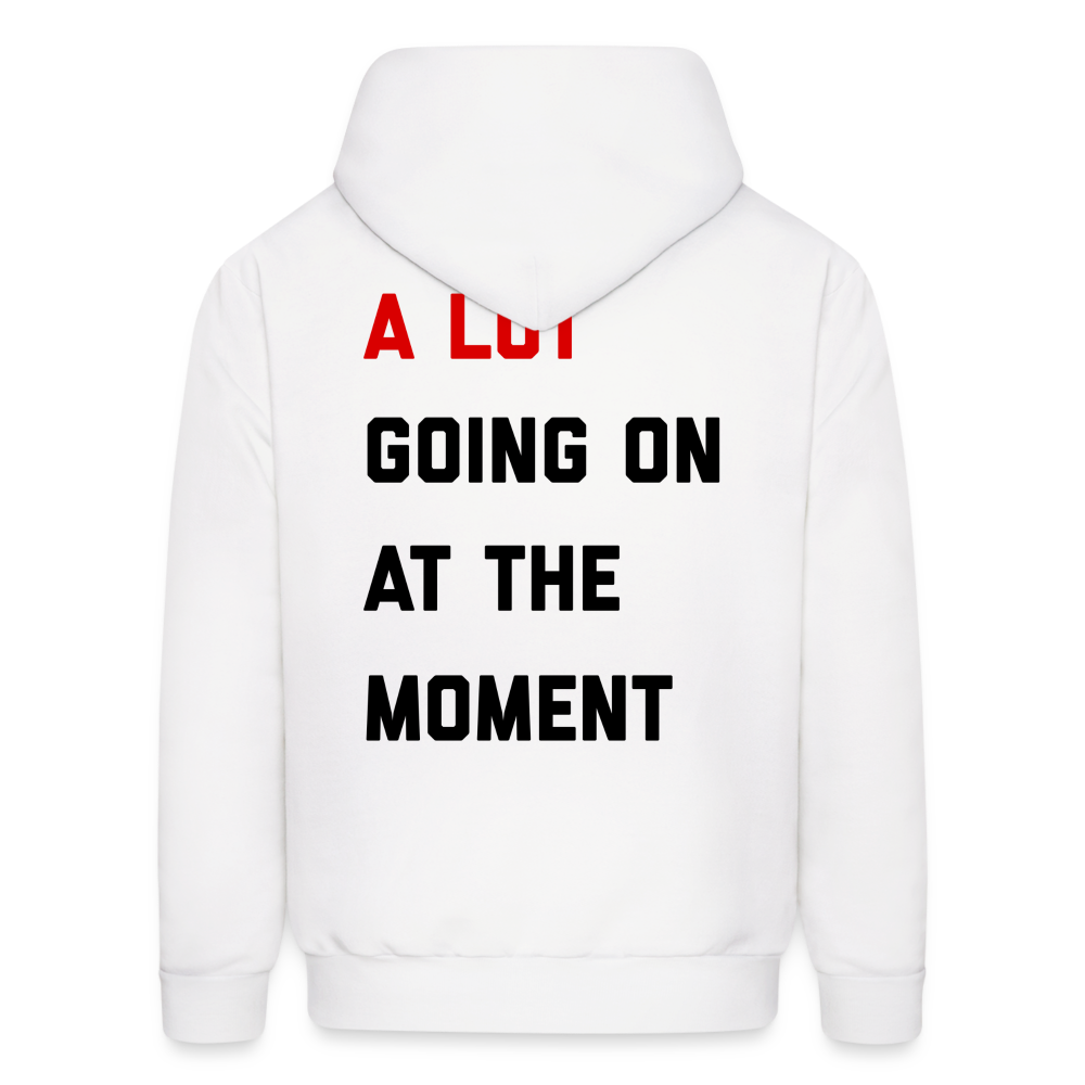 A Lot Going on at the Moment (Taylor) Men's Hoodie - white