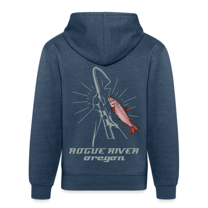 Fly Boys Fly Fishing Trip Unisex Organic Hoodie - heather navy