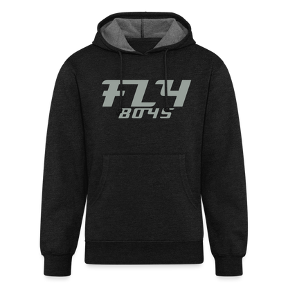 Fly Boys Fly Fishing Trip Unisex Organic Hoodie - charcoal grey