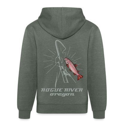 Fly Boys Fly Fishing Trip Unisex Organic Hoodie - heather military green