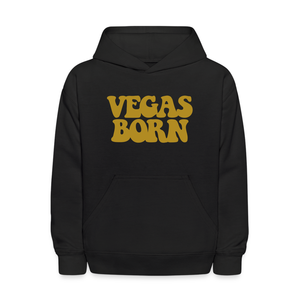 Vegas Born Kids' Hoodie - black