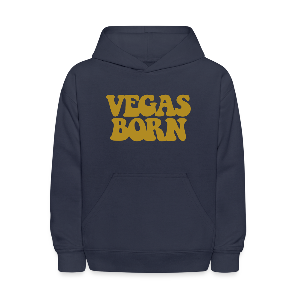 Vegas Born Kids' Hoodie - navy