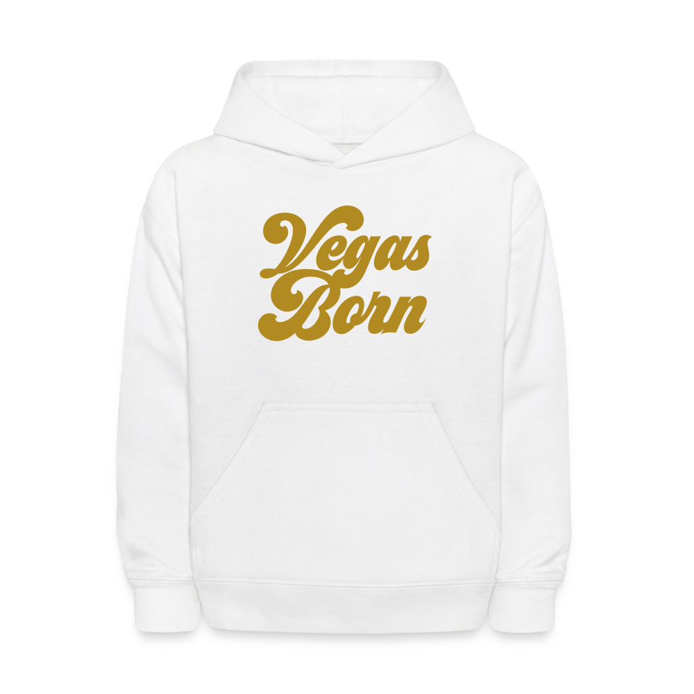 Vegas Born Kids' Hoodie - white