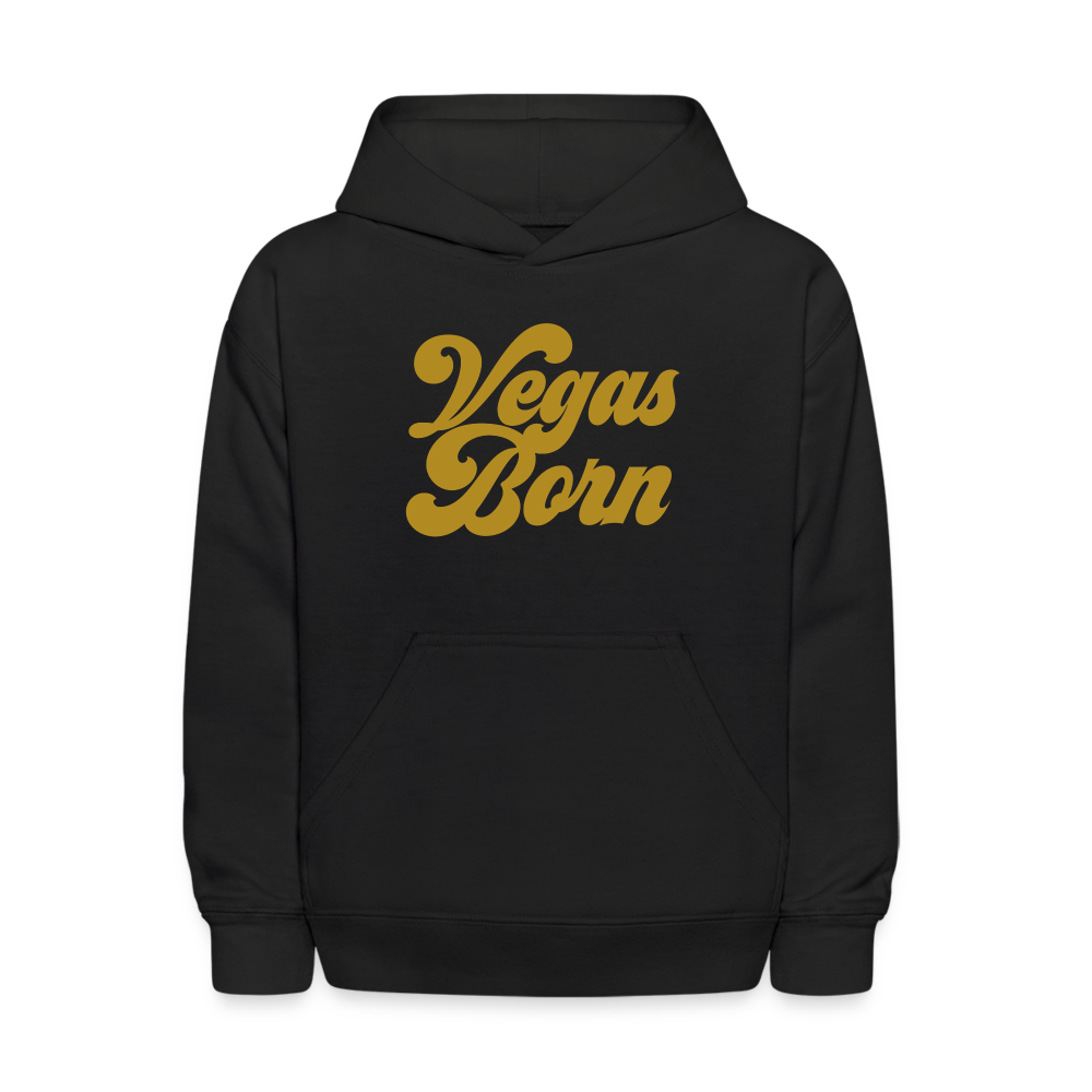 Vegas Born Kids' Hoodie - black