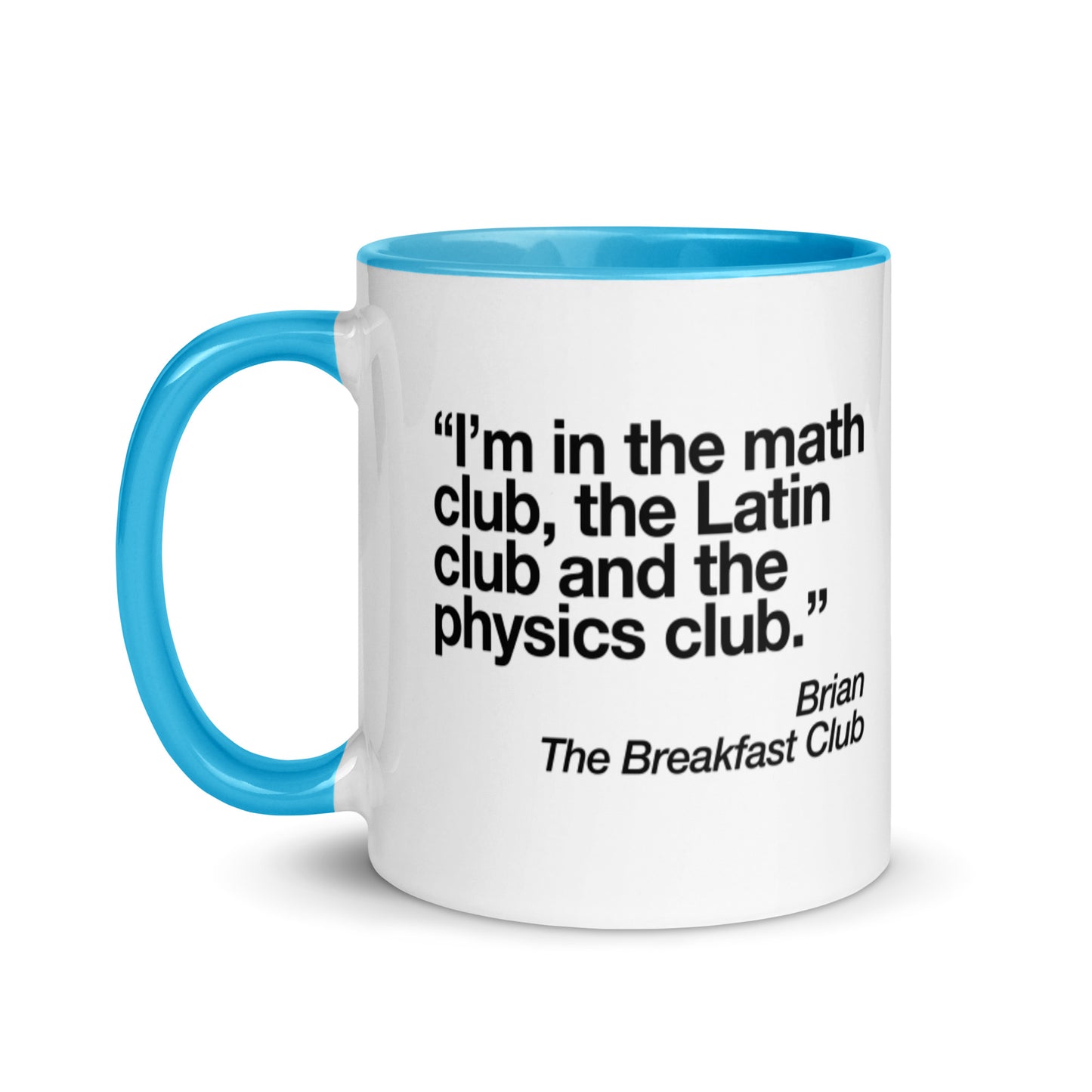 The Breakfast Club Math Club Mug with Color Inside