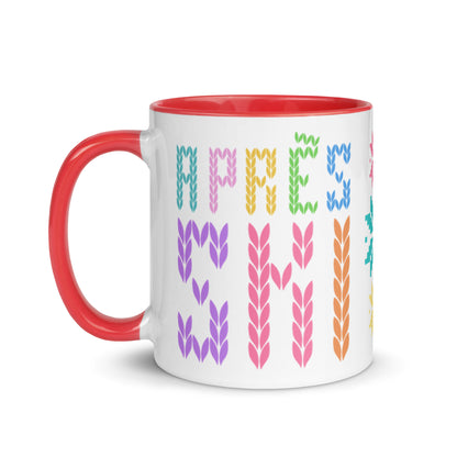 Après Ski Stitch Mug with Color Inside
