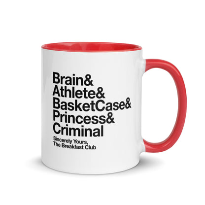 The Breakfast Club Math Club Mug with Color Inside